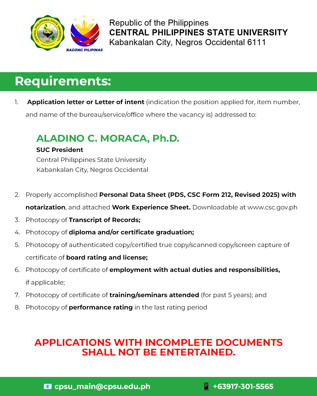 Requirements